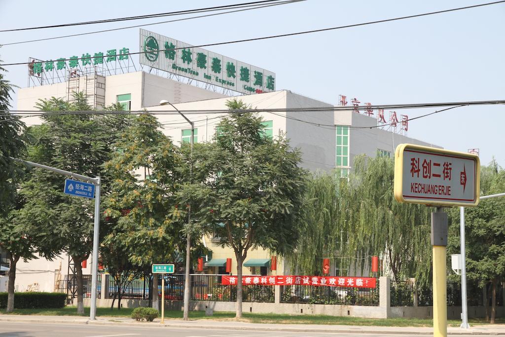 Greentree Inn Beijing East Yizhuang District Second Kechuang Street Express Hotel Exterior foto